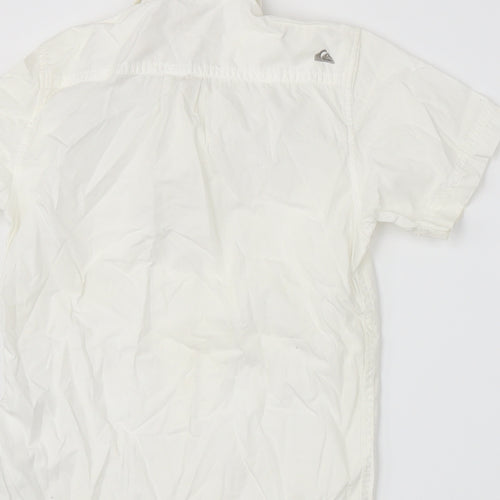 Quiksilver Boys White   Basic Button-Up Size 6-7 Years