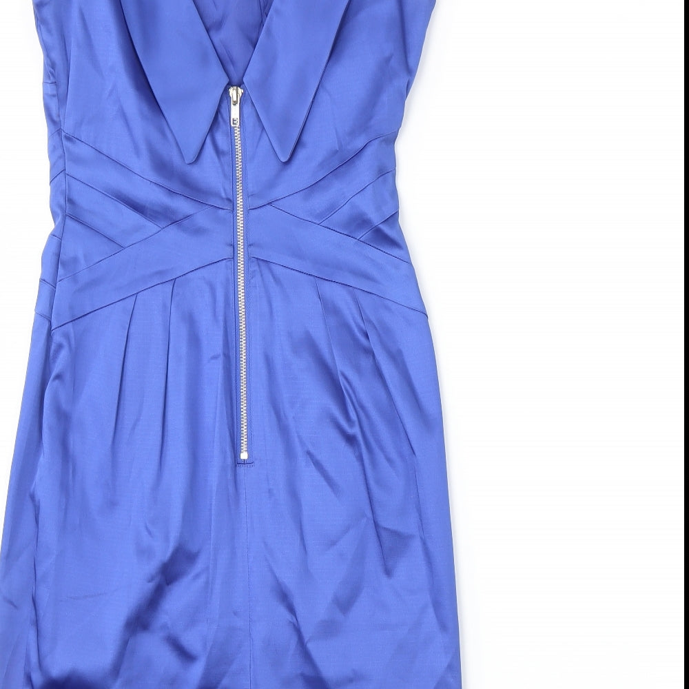 Warehouse Womens Blue   A-Line  Size 10
