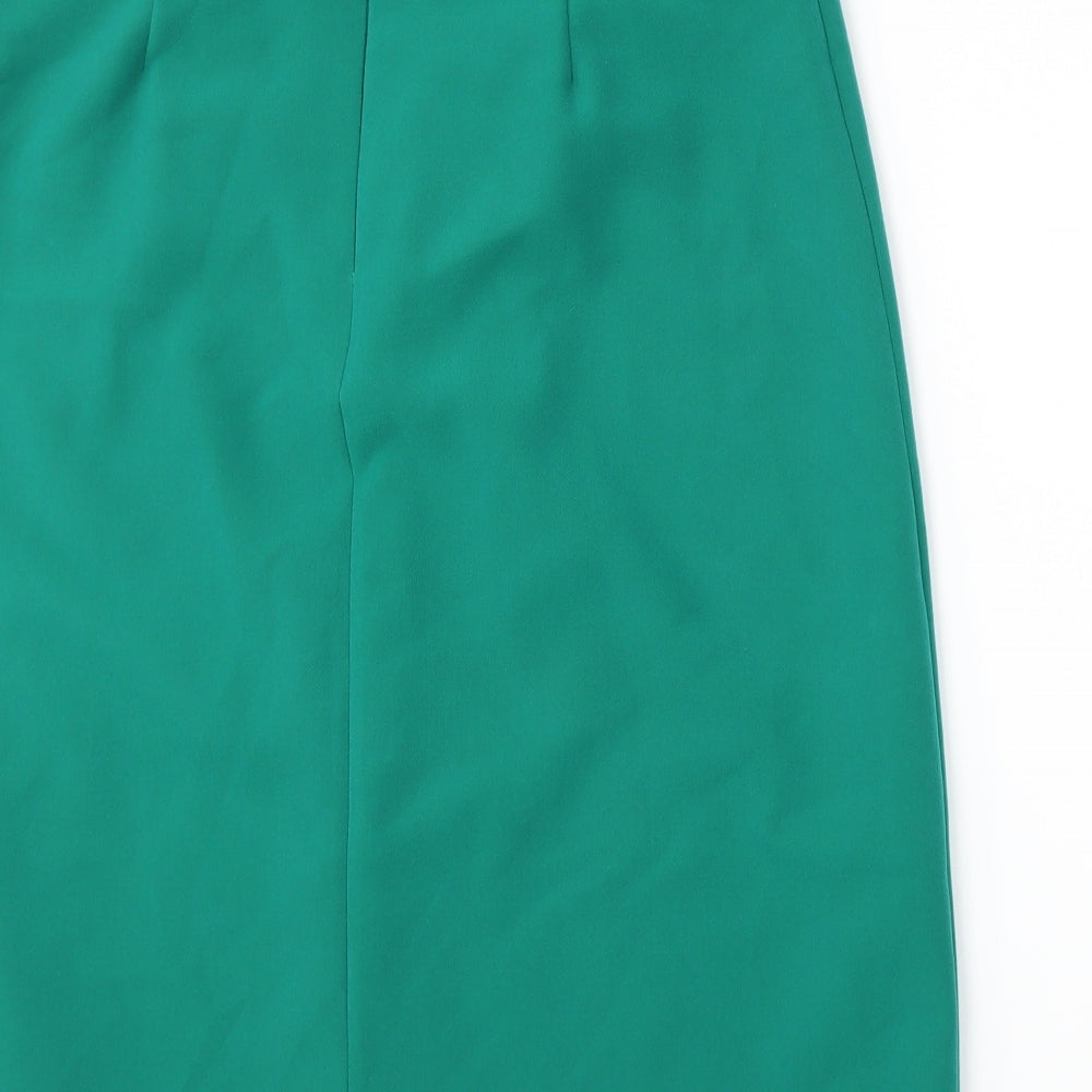 Warehouse Womens Green   A-Line Skirt Size 16
