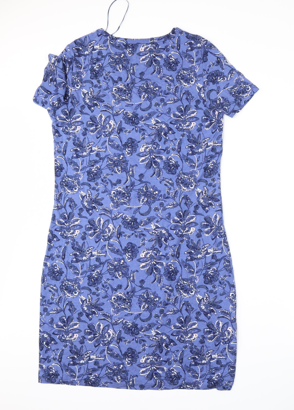 Principles Womens Blue Floral  A-Line  Size 14
