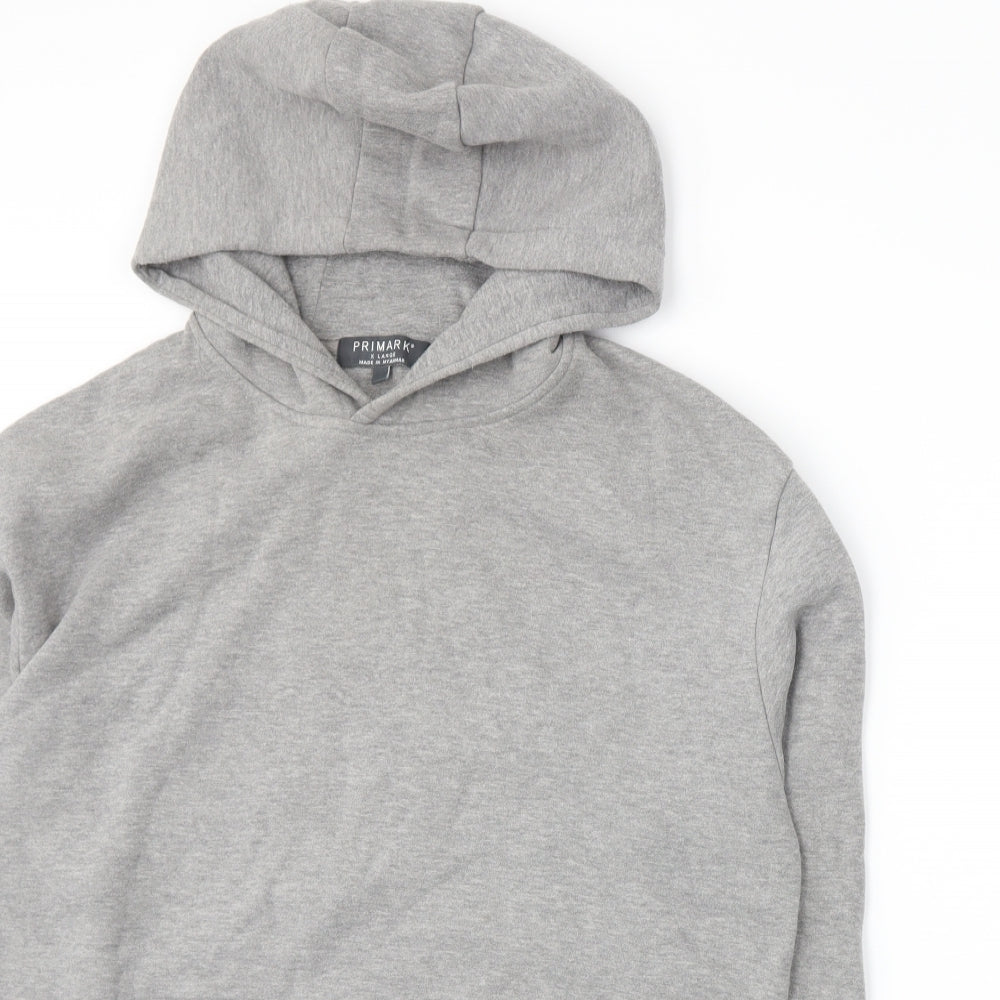 Primark Mens Grey  Jersey Pullover Hoodie Size XL
