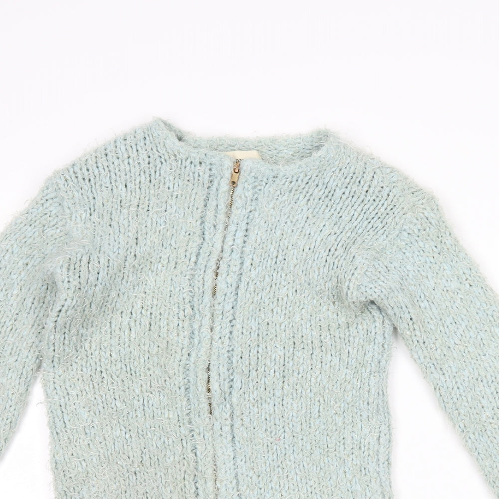 Papaya Womens Blue  Knit Jacket  Size S