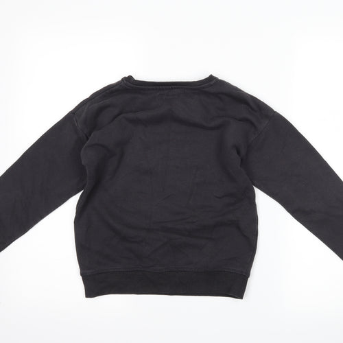 Primark Girls Grey   Pullover Sweatshirt Size 9-10 Years  - slogan