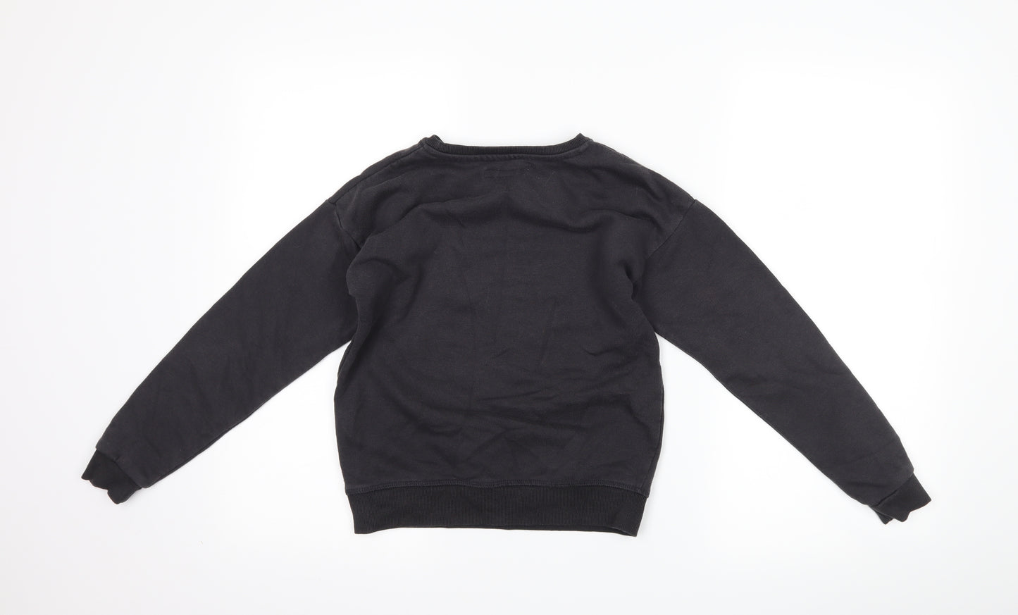Primark Girls Grey   Pullover Sweatshirt Size 9-10 Years  - slogan