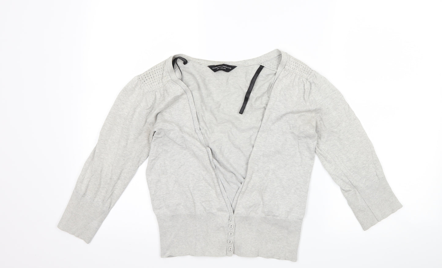 Dorothy Perkins Womens Grey   Cardigan Jumper Size 12