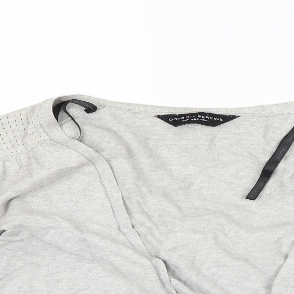 Dorothy Perkins Womens Grey   Cardigan Jumper Size 12