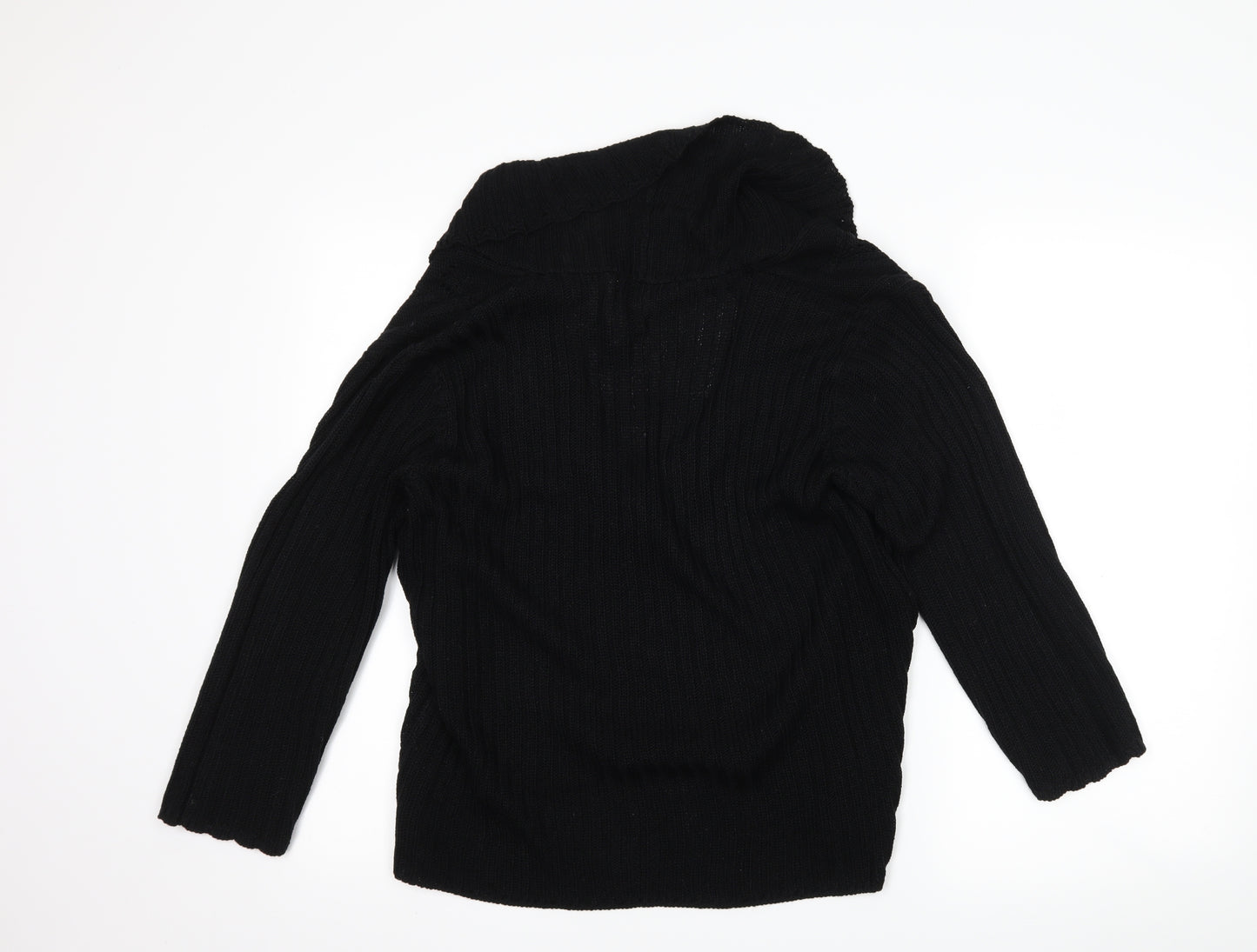 M&Co Womens Black   Cardigan Jumper Size 2XL