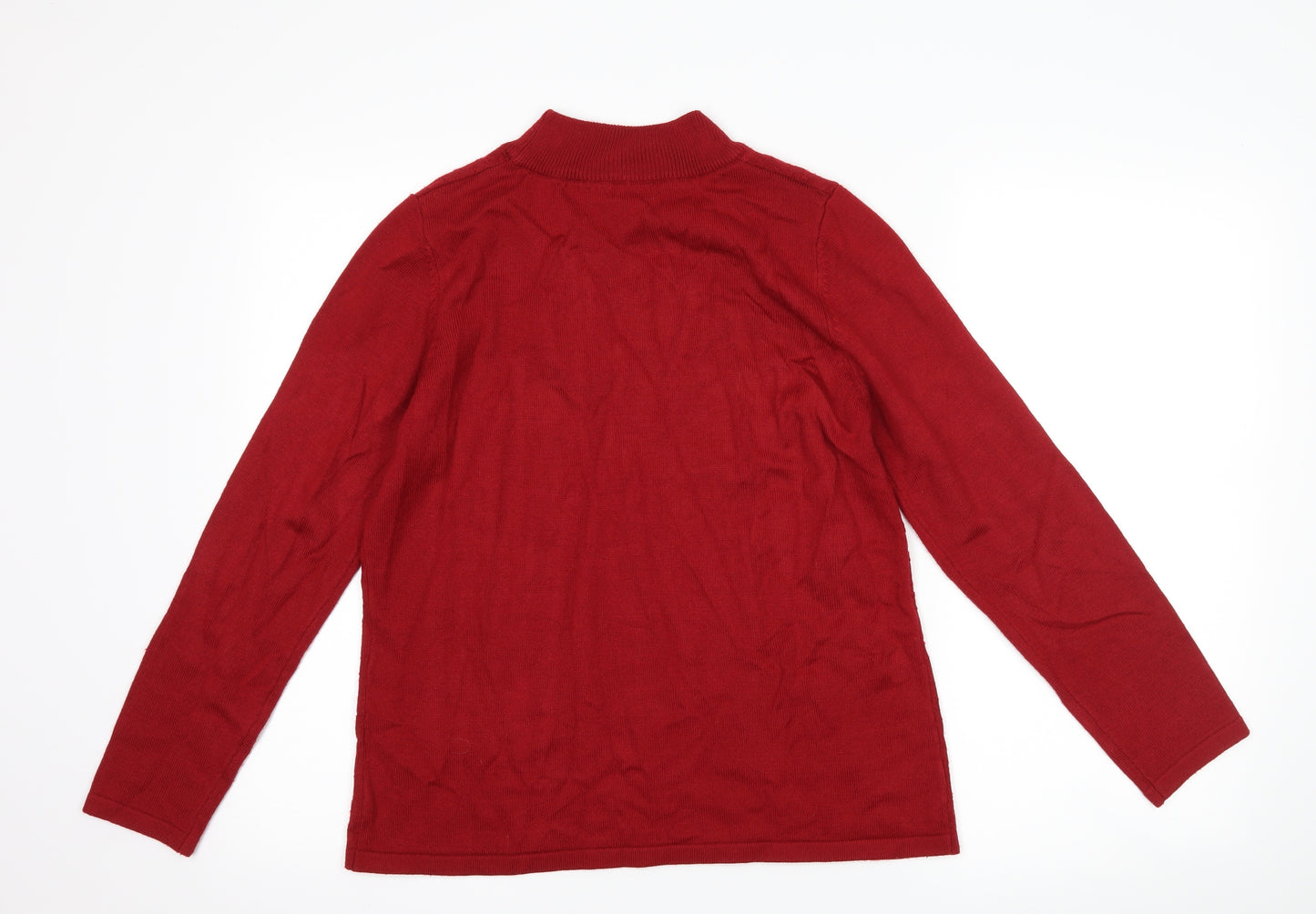 Bonmarché Womens Red   Pullover Jumper Size S