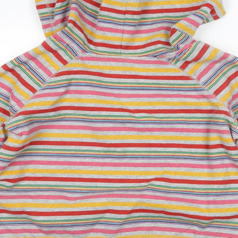 Denim co Womens Grey Striped  Pullover Hoodie Size 14