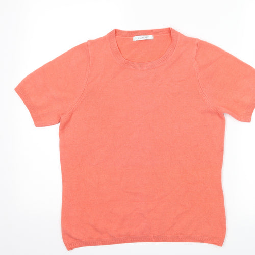 Marks and Spencer Womens Pink   Basic T-Shirt Size 8