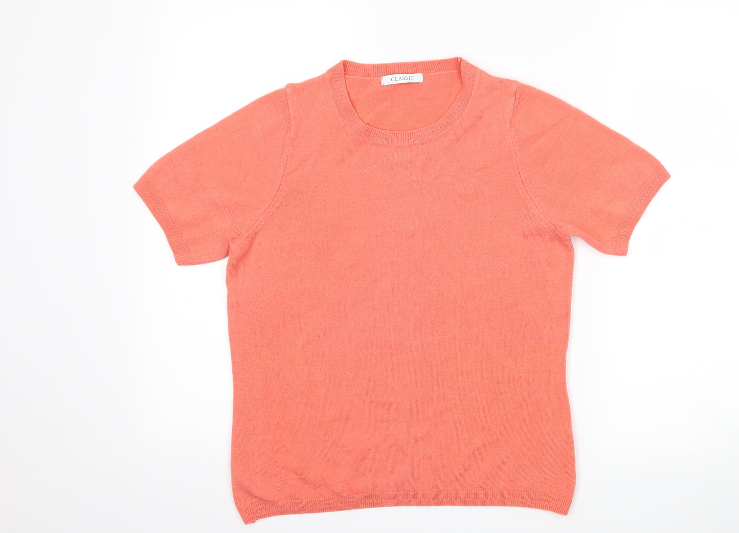 Marks and Spencer Womens Pink   Basic T-Shirt Size 8