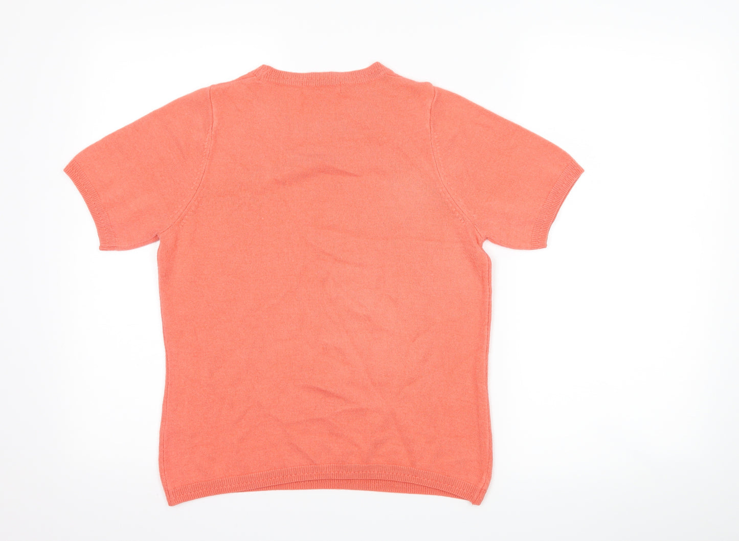 Marks and Spencer Womens Pink   Basic T-Shirt Size 8