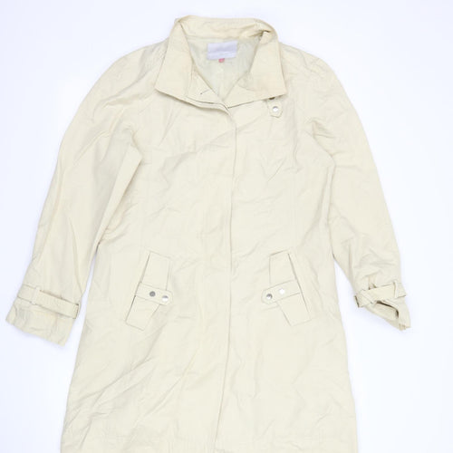 jonh lewis Womens Beige   Overcoat Coat Size 12