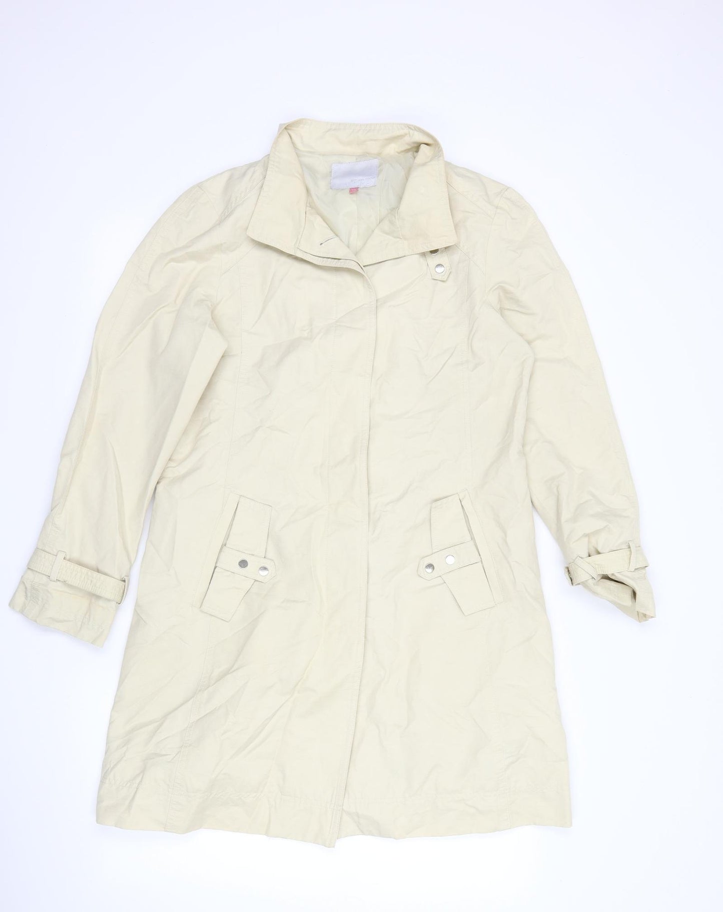 jonh lewis Womens Beige   Overcoat Coat Size 12