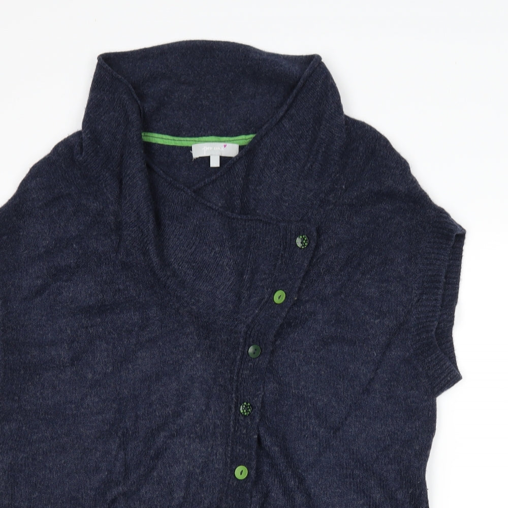 Per Una Womens Blue   Cardigan Jumper Size L