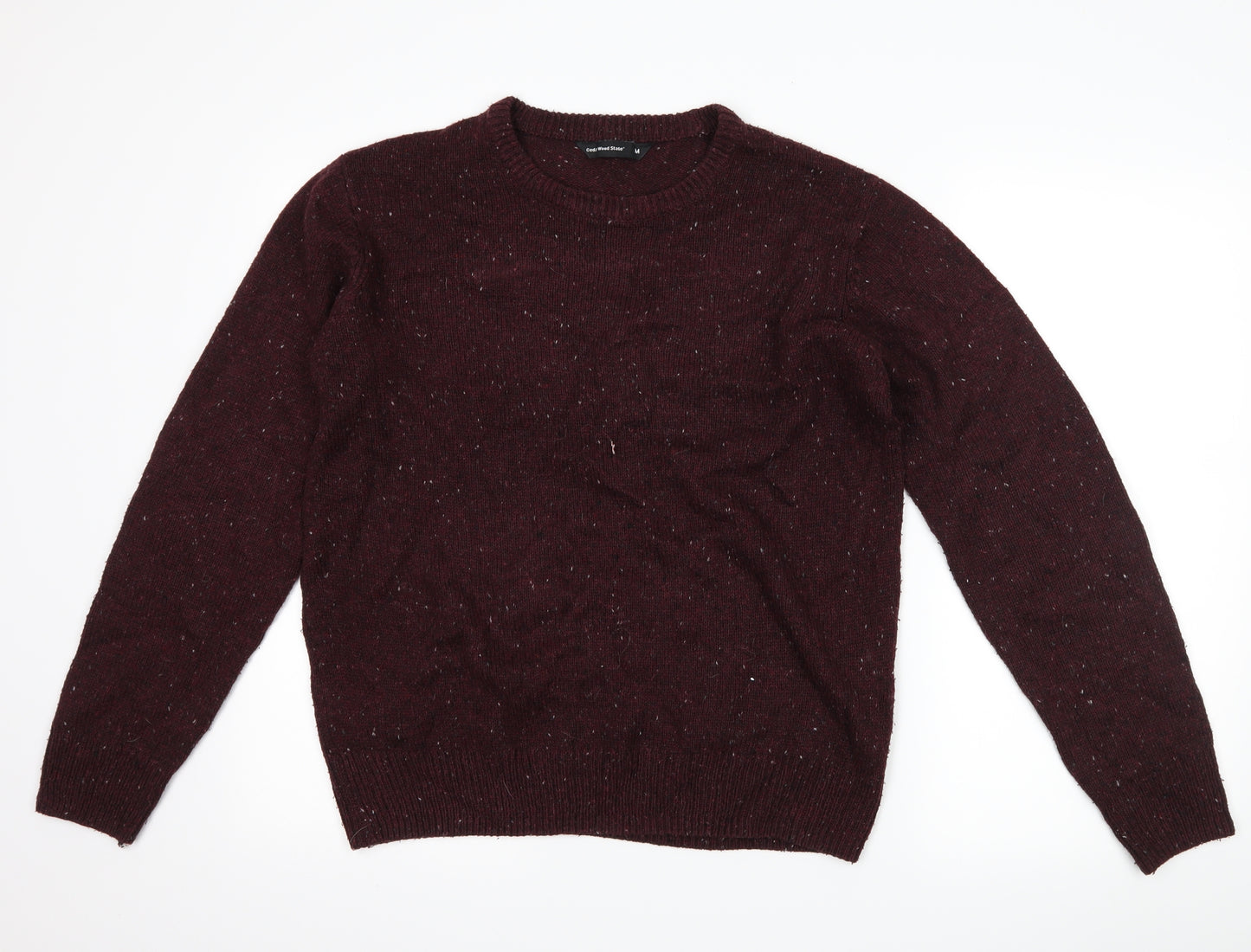 Cedar Wood State Mens Purple   Pullover Jumper Size M