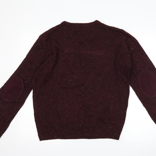 Cedar Wood State Mens Purple   Pullover Jumper Size M