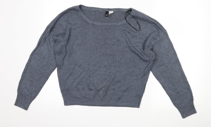 H&M Womens Blue Pullover Jumper Size M