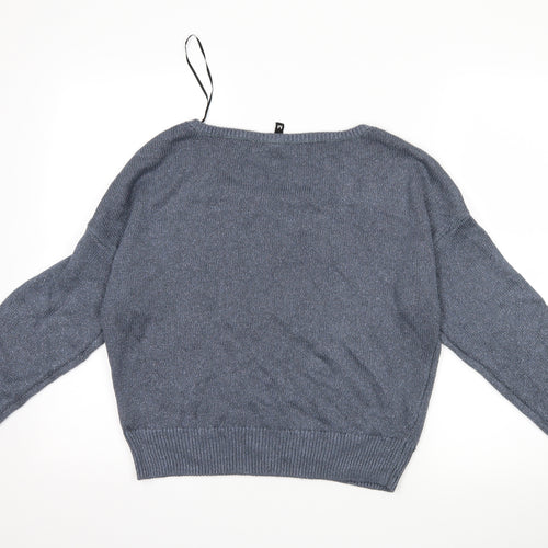 H&M Womens Blue   Pullover Jumper Size M