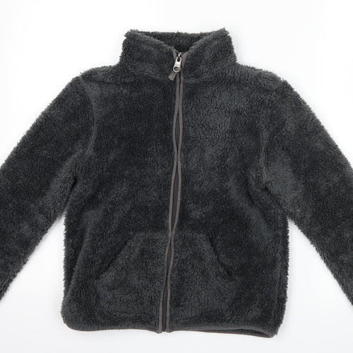 H&M Girls Grey  Fleece Jacket  Size 11-12 Years