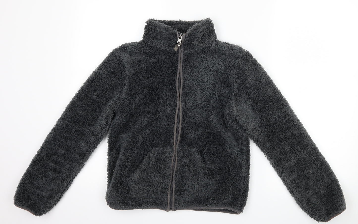 H&M Girls Grey  Fleece Jacket  Size 11-12 Years