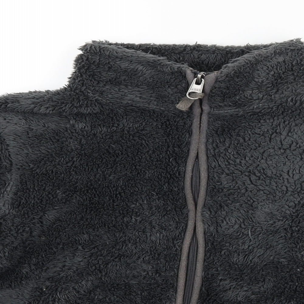 H&M Girls Grey  Fleece Jacket  Size 11-12 Years