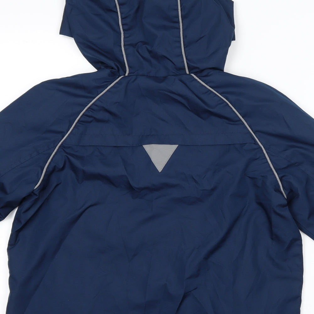 George Boys Blue   Rain Coat Coat Size 8-9 Years
