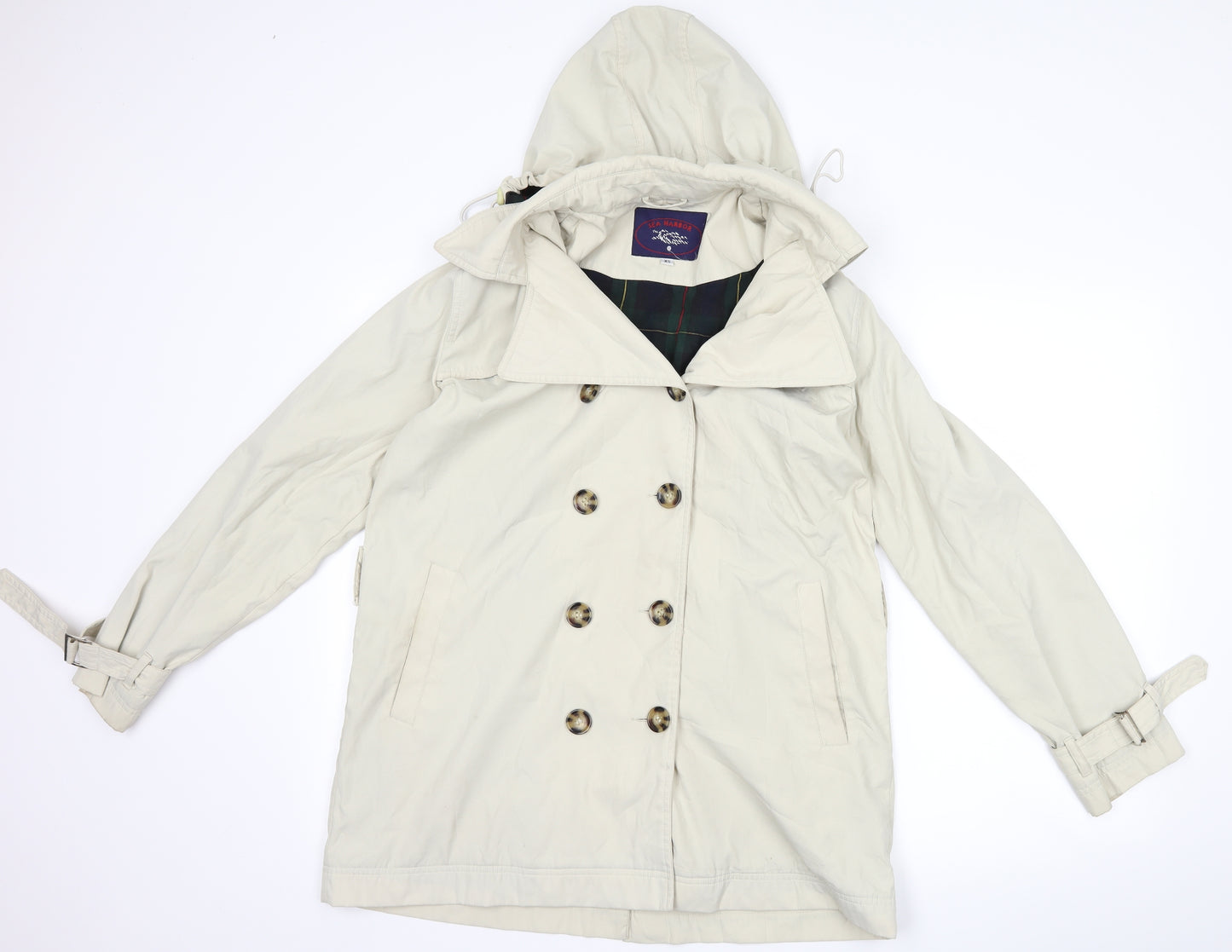 sea harbour Womens Beige   Overcoat Coat Size XS