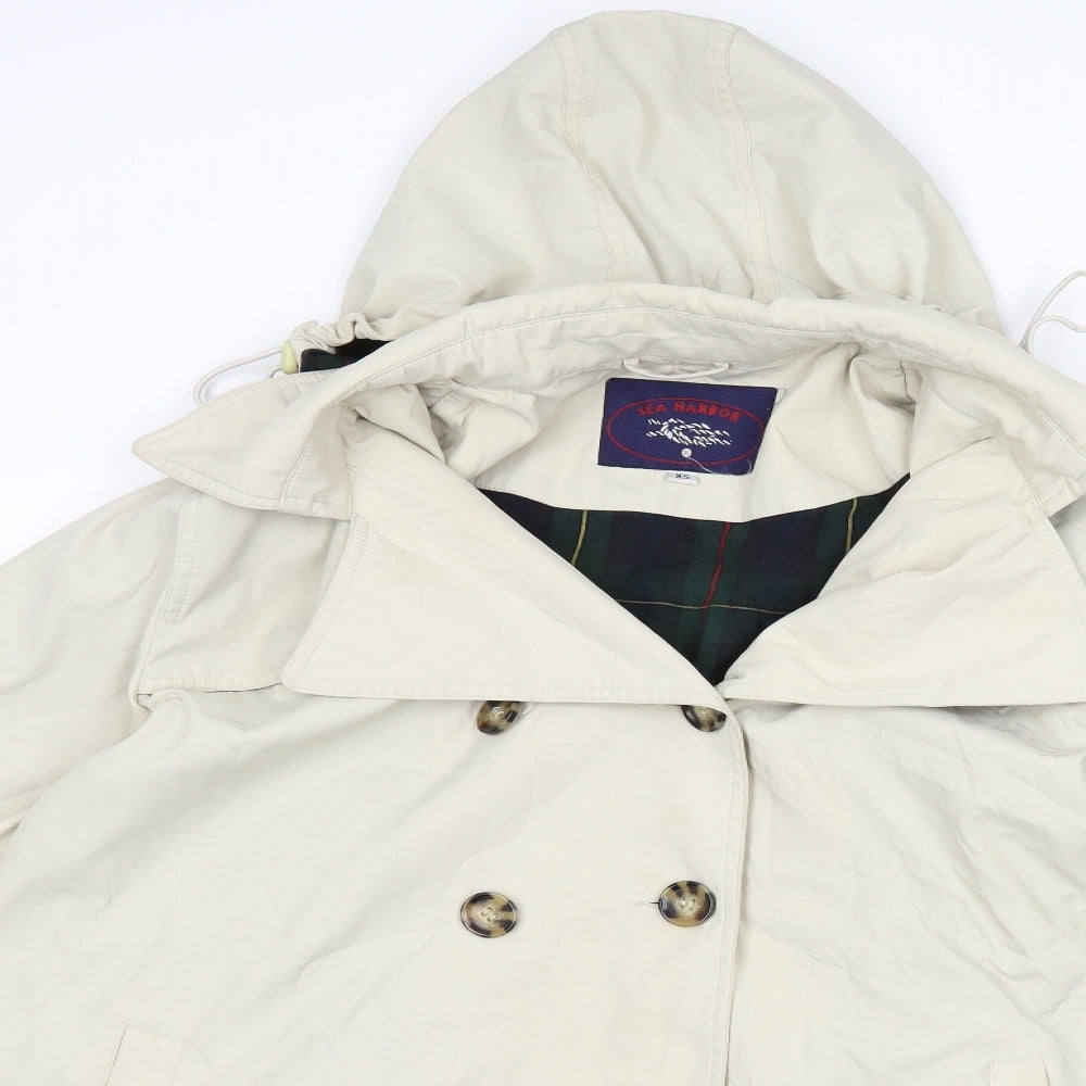 sea harbour Womens Beige   Overcoat Coat Size XS