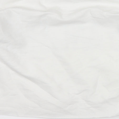 Miss Selfridge Womens White   Pullover Sweatshirt Size S  - slogan