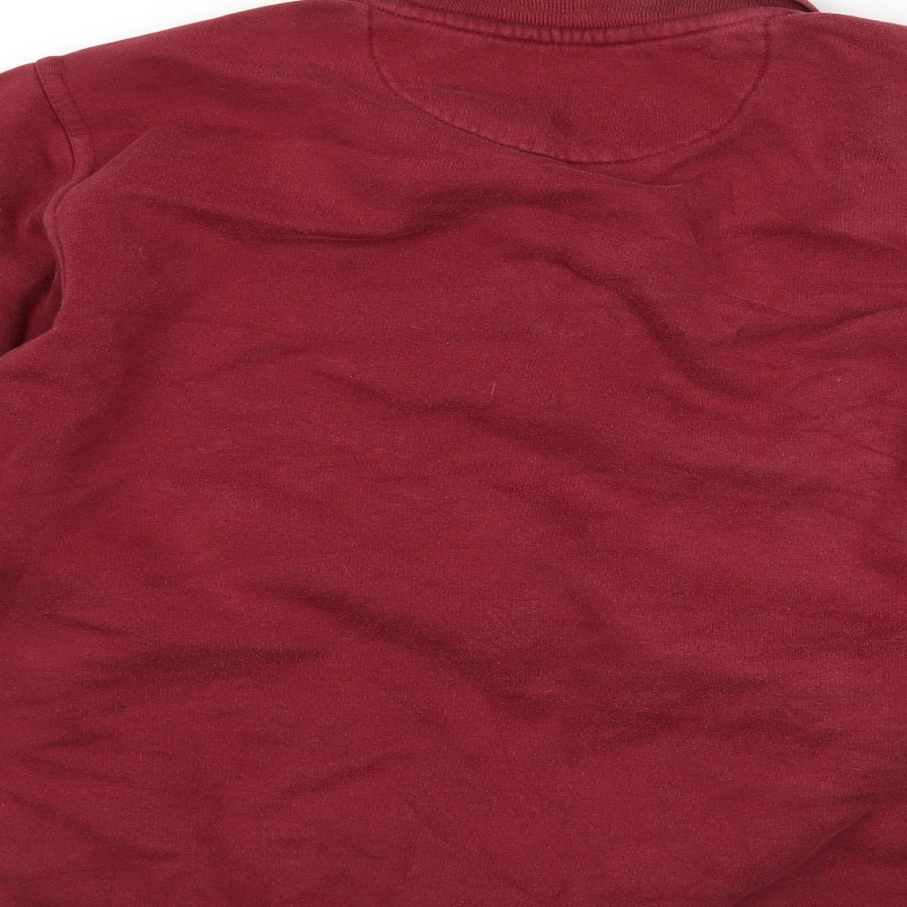 EWM Mens Red   Pullover Sweatshirt Size S