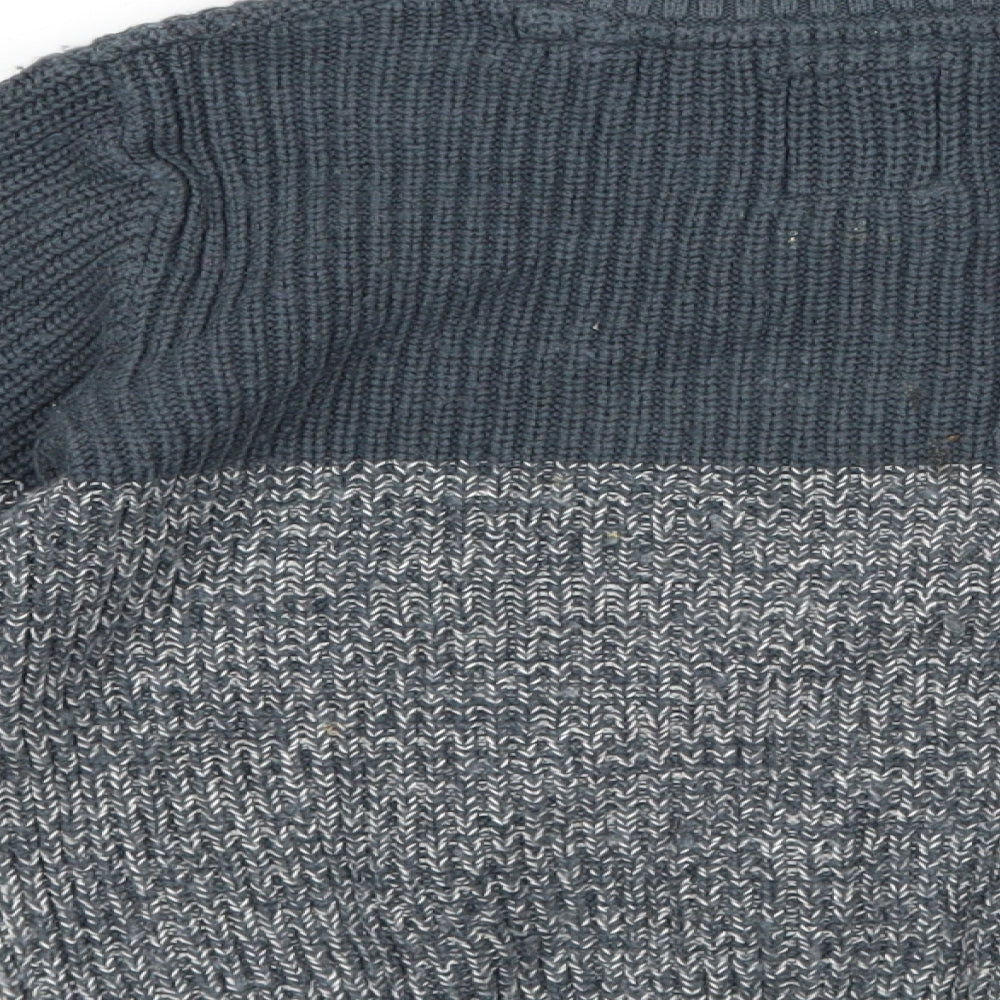 TU Boys Grey Striped  Pullover Jumper Size 2-3 Years