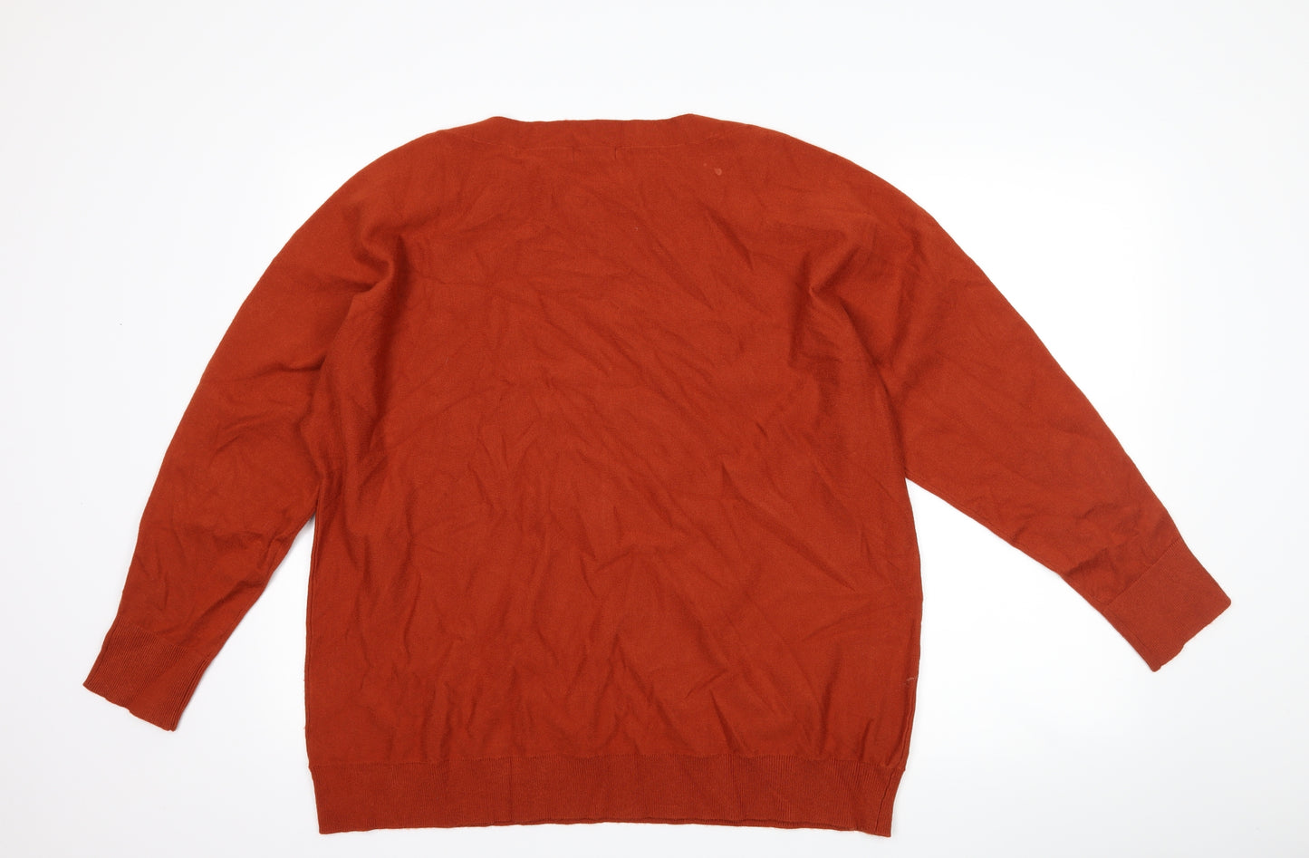 M&Co Womens Brown   Pullover Jumper Size 18