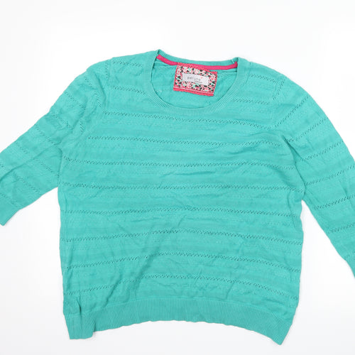 Marks and Spencer Womens Green   Pullover Jumper Size 12