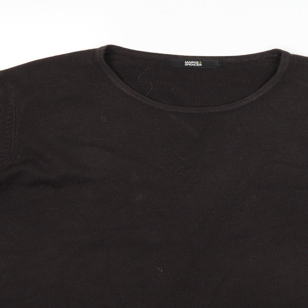 Marks and Spencer Womens Black   Pullover Jumper Size 12