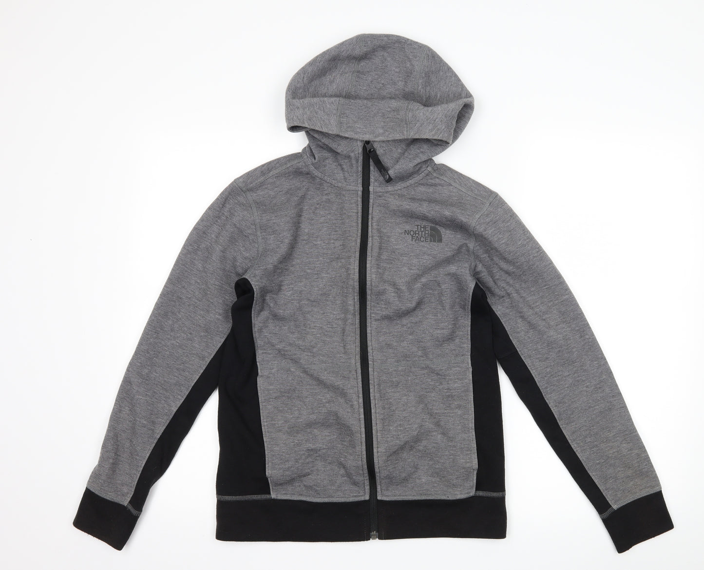 The North Face Boys Grey   Full Zip Hoodie Size L