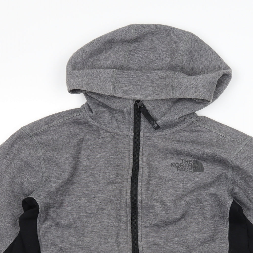 The North Face Boys Grey   Full Zip Hoodie Size L