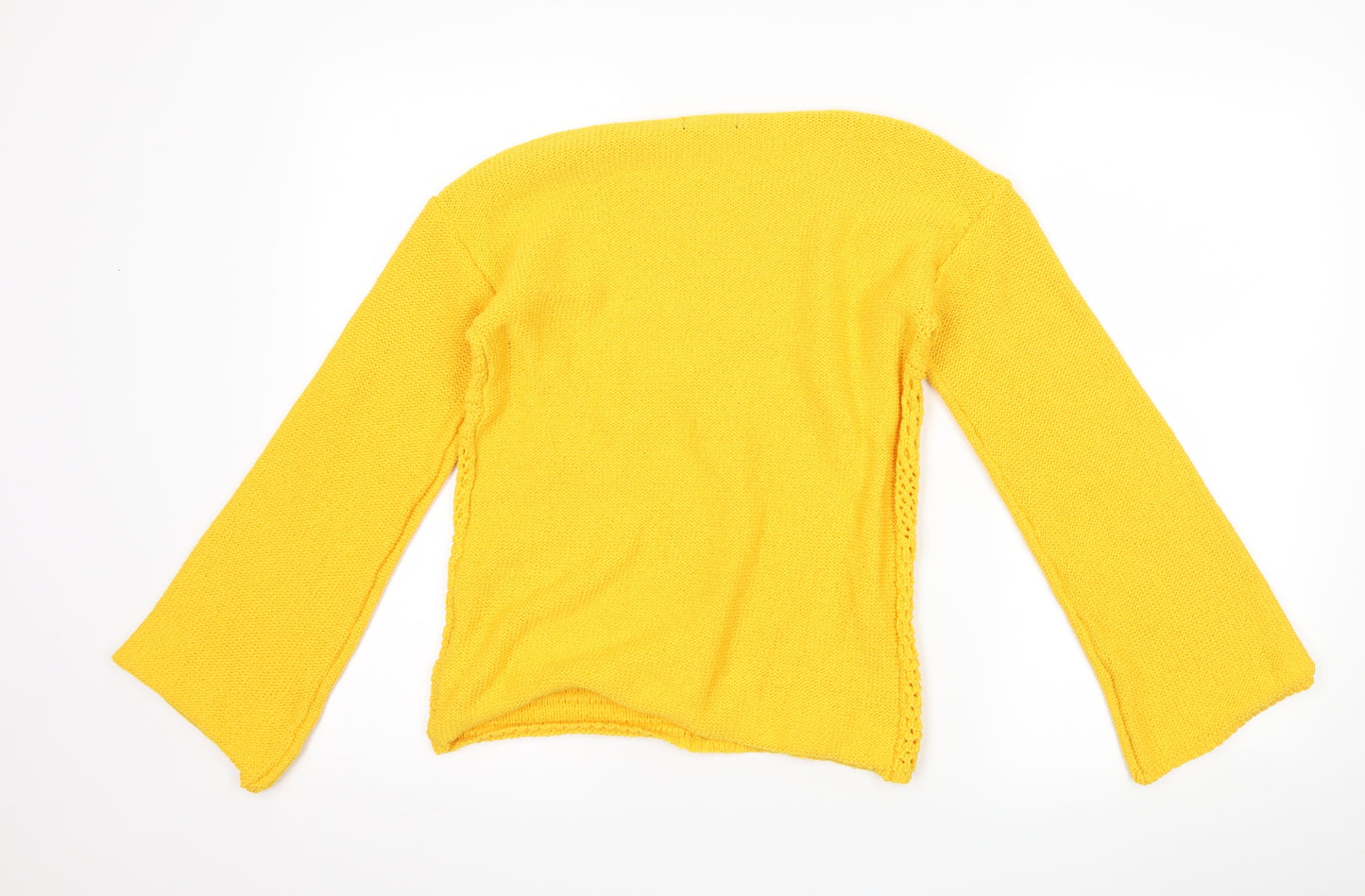 Papaya Womens Yellow   Pullover Jumper Size S