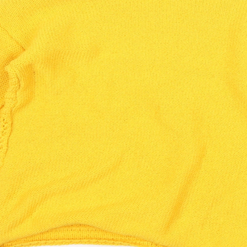 Papaya Womens Yellow   Pullover Jumper Size S
