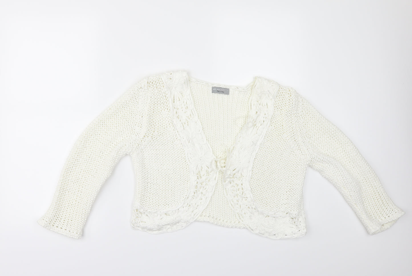 Per Una Womens Ivory   Shrug Jumper Size L