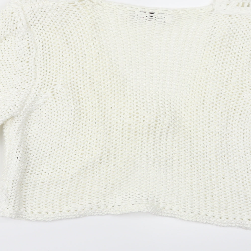 Per Una Womens Ivory   Shrug Jumper Size L