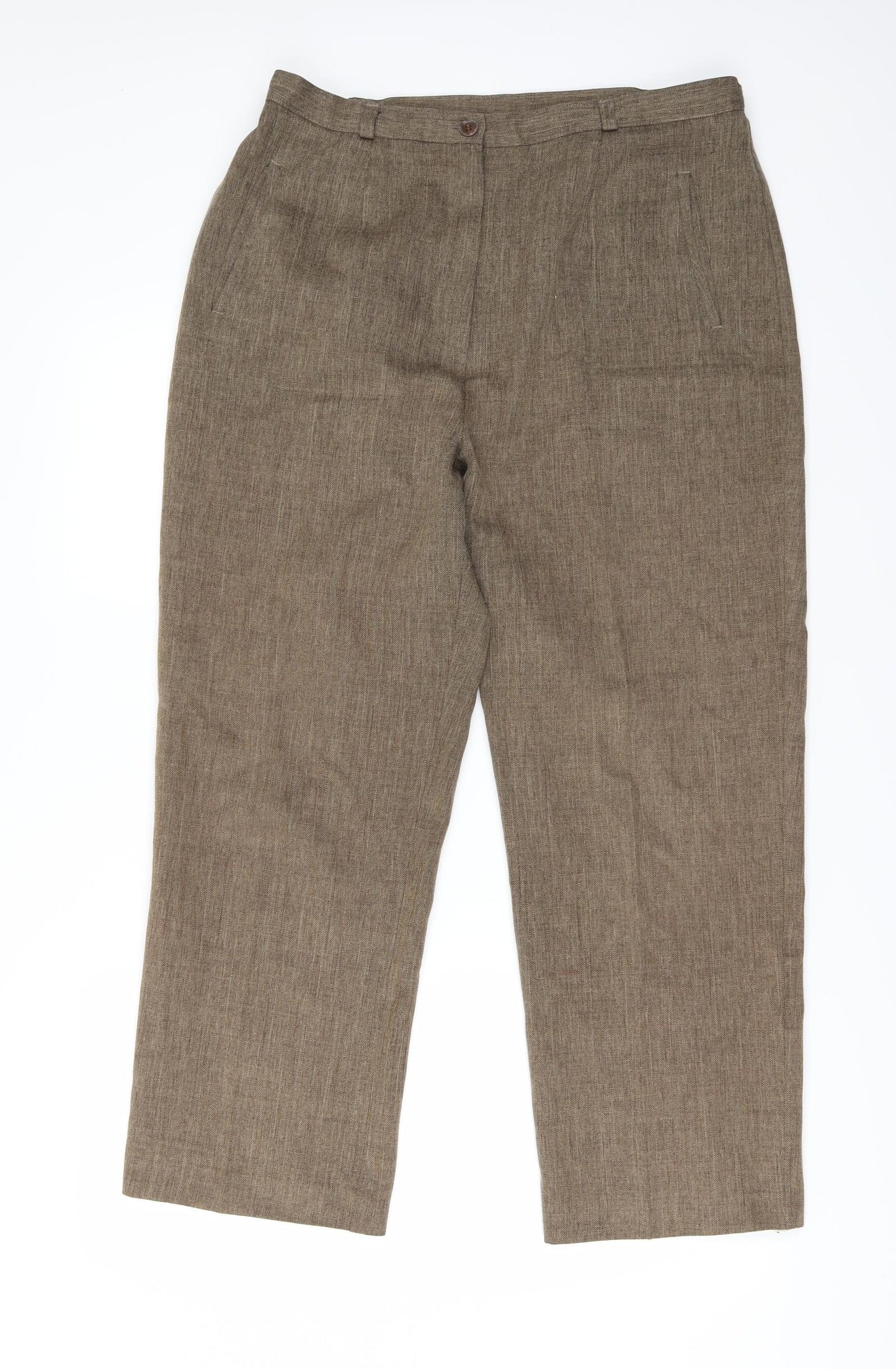 Berkertex Womens Brown   Trousers  Size 16 L26 in