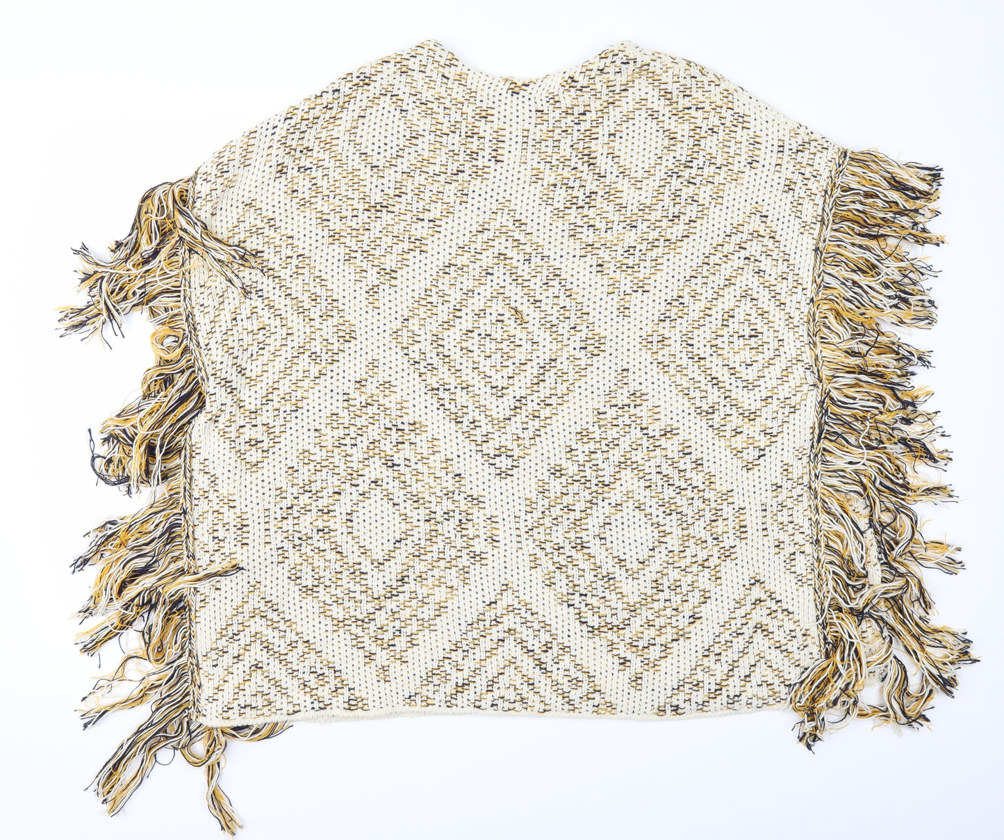 TU Womens Beige   Jacket Poncho Size M  - PONCHO