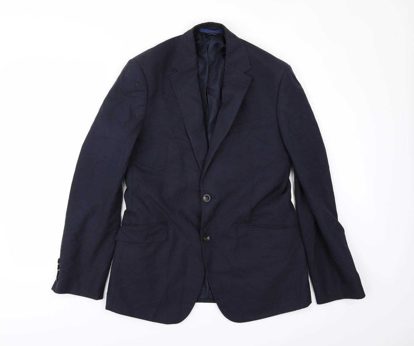 Marks and Spencer Mens Blue   Jacket Suit Jacket Size 38