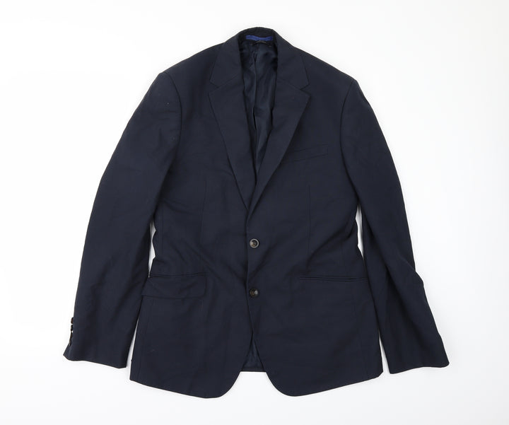 Marks and Spencer Mens Blue   Jacket Suit Jacket Size 38