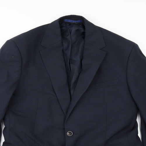 Marks and Spencer Mens Blue   Jacket Suit Jacket Size 38
