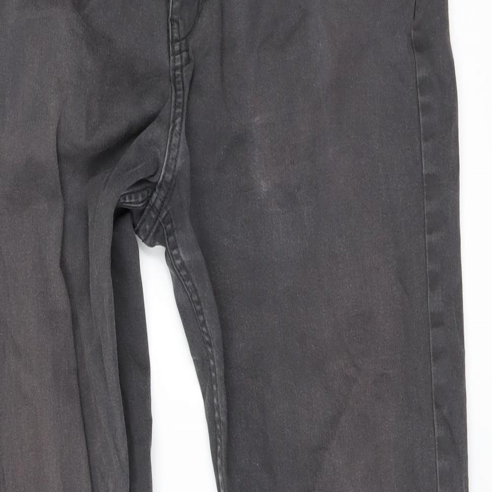 H&M Womens Black  Denim Skinny Jeans Size 32 L31 in