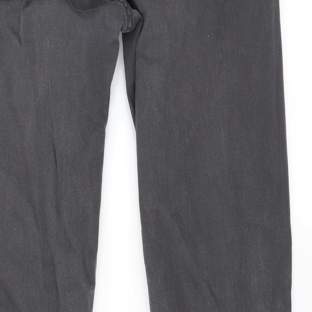H&M Womens Black  Denim Skinny Jeans Size 32 L31 in