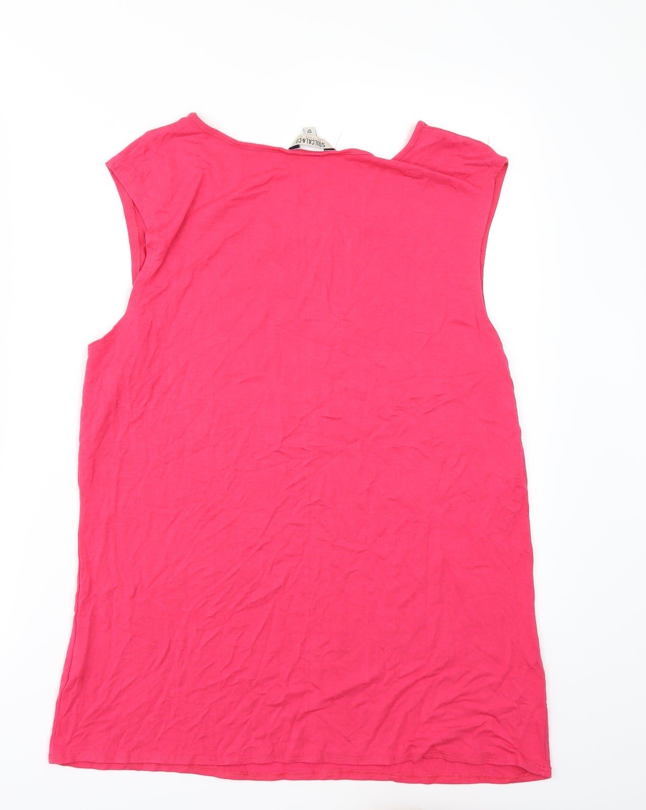 SOULCAL & CO Womens Pink   Basic T-Shirt Size 12