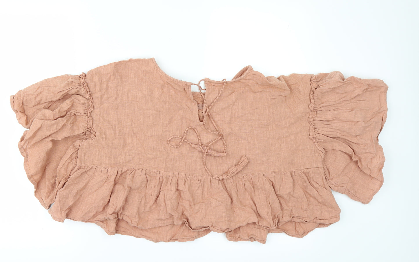 Primark Womens Pink   Tunic Blouse Size 20  - CROPPED